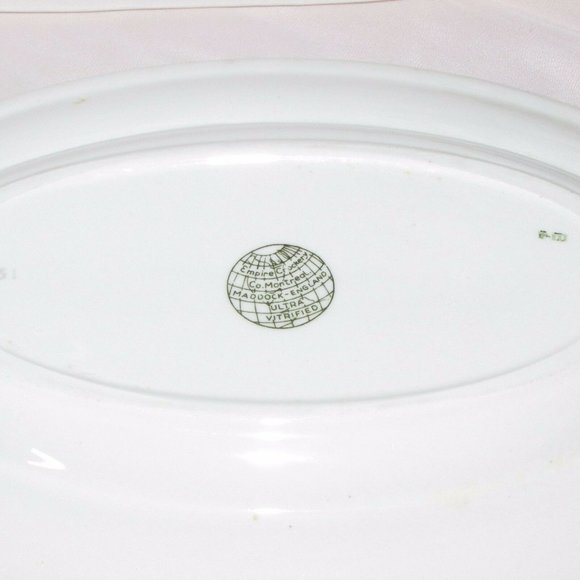 Vintage Oval Serving Platter Maddock Empire Crockery England - Picture 4 of 5